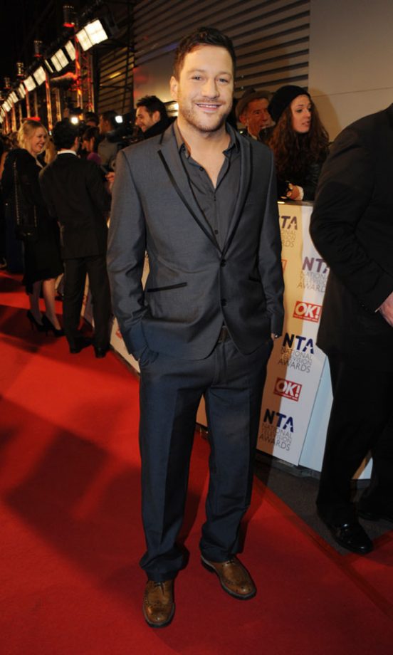 Matt Cardle At The National Television Awards 2011