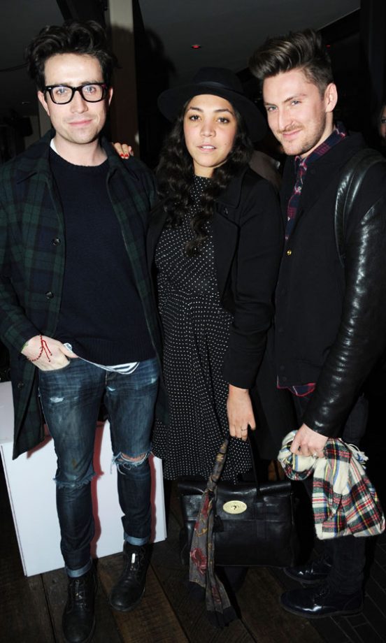 Nick Grimshaw, Miquita Oliver And Henry Holland At The Instyle/Bafta Best Of British Party, 2011