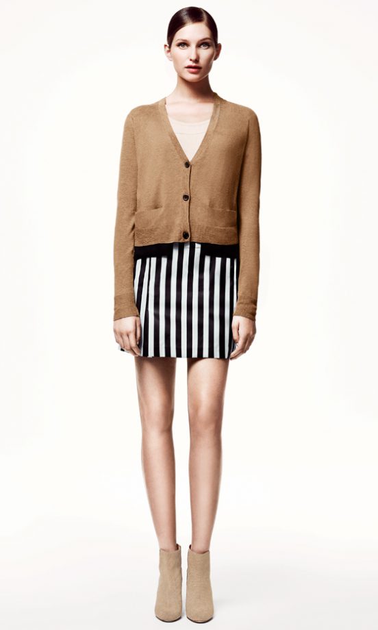 Keep It Simple: H&M Camel Cardi And Skirt, Spring/Summer 2011