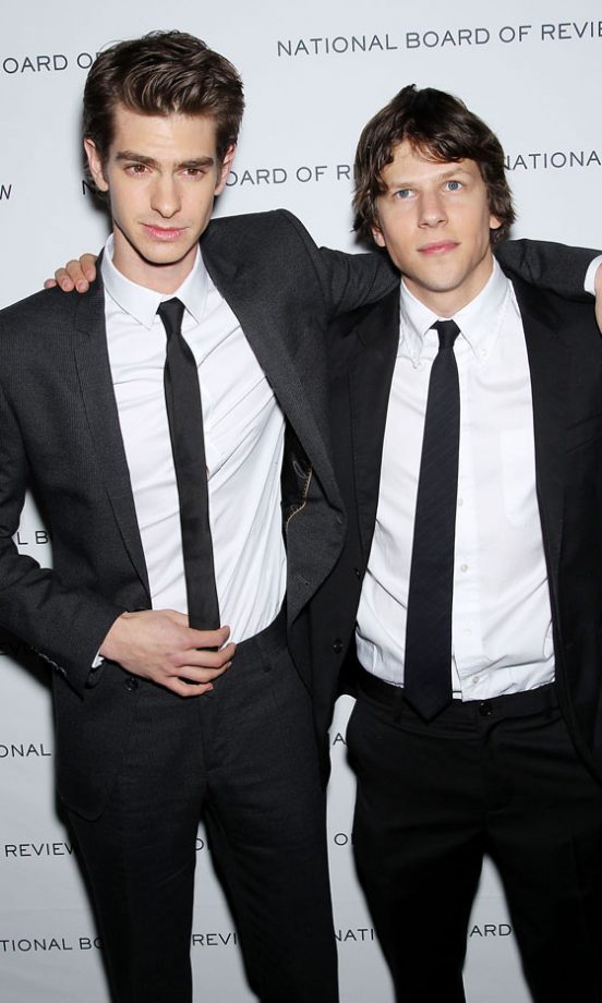 Andrew Garfield And Jesse Eisenberg At The National Board of Review Awards 2011