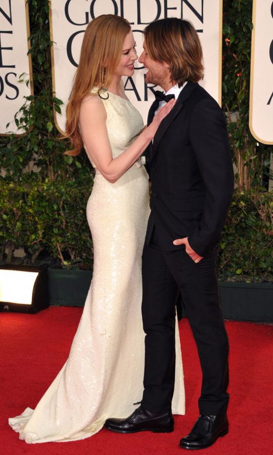 Nicole Kidman And Keith Urban At The Golden Globe Awards, 2011