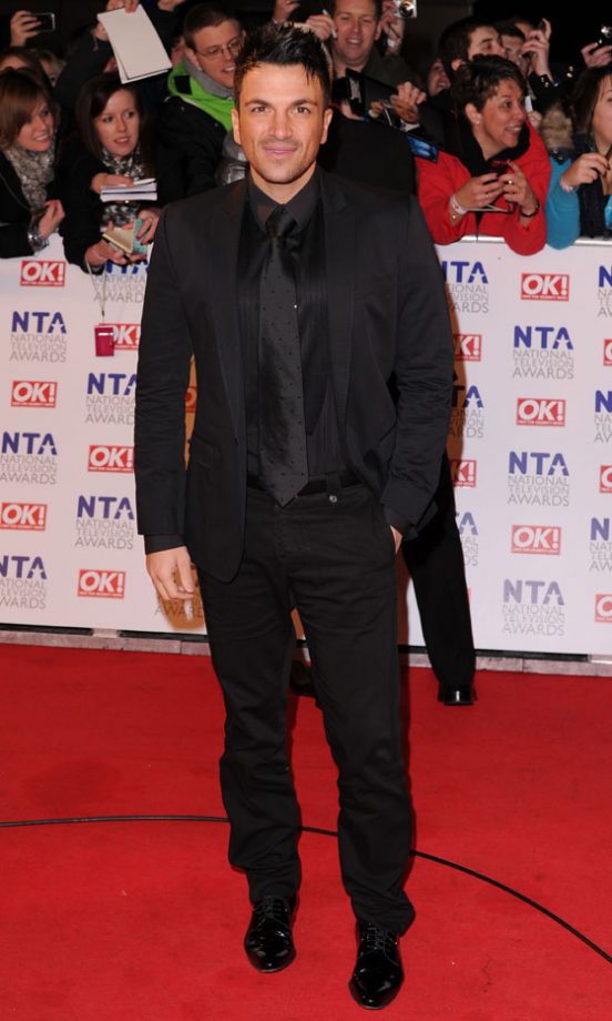 Peter Andre At The National Television Awards 2011