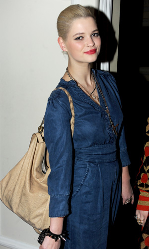 PIxie Geldof goes seventies in a Topshop jumpsuit