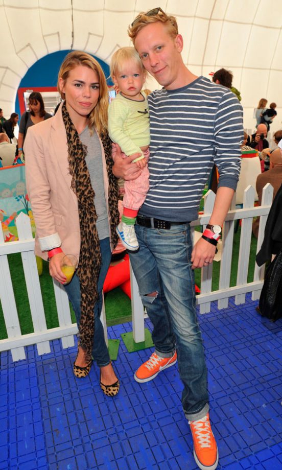 Billie Piper Accessorises With Leopard Print At A Family Event At The O2, August 2010