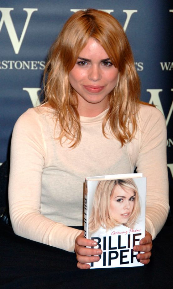 Billie Piper Signs Copies Of Her Book, Growing Pains, At Waterstones, October 2006