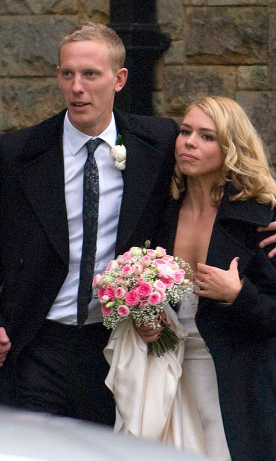 Winter Wedding: Billie Piper And Husband Laurence Fox, December 2007