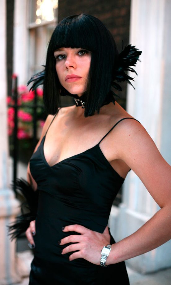 Billie Piper Ditches The Blonde Locks On Set For Secret Diary Of A Call Girl, September 2008