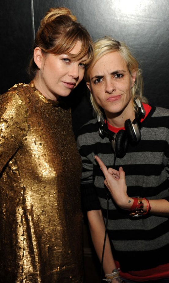 Grey's Anatomy Star Ellen Pompeo And DJ Samantha Ronson Get The Party Started At The Opening Of Marquee Nightclub In Las Vegas