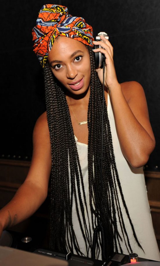 Solange Knowles Hits The Decks At The Marquee Nightclub In A Turban - One Of SS11's Hot Accessory Trends