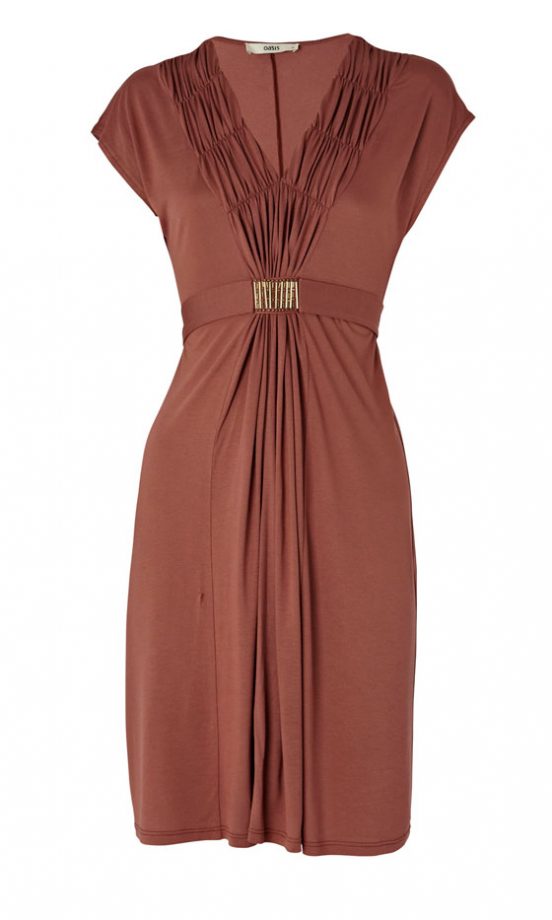 This Oasis Ruche Front Dress Is On Trend For Spring/Summer 2011