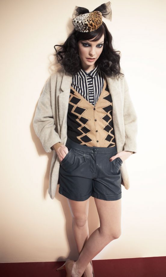 Topshop Oatmeal Mohair Mixed Boyfriend Coat, £95
