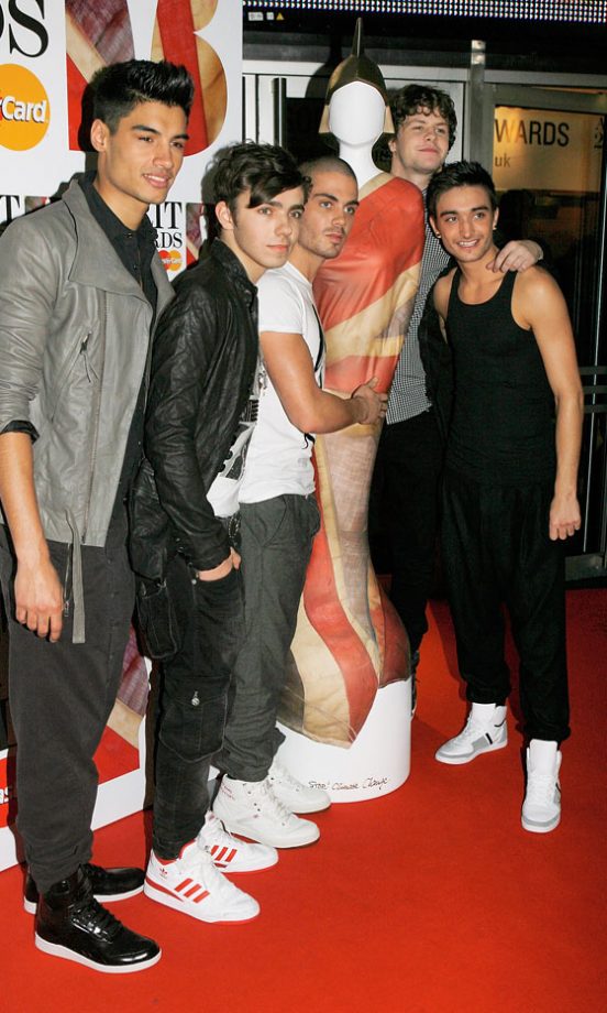The Wanted Backstage At The Brit Awards 2011 Nominations Party