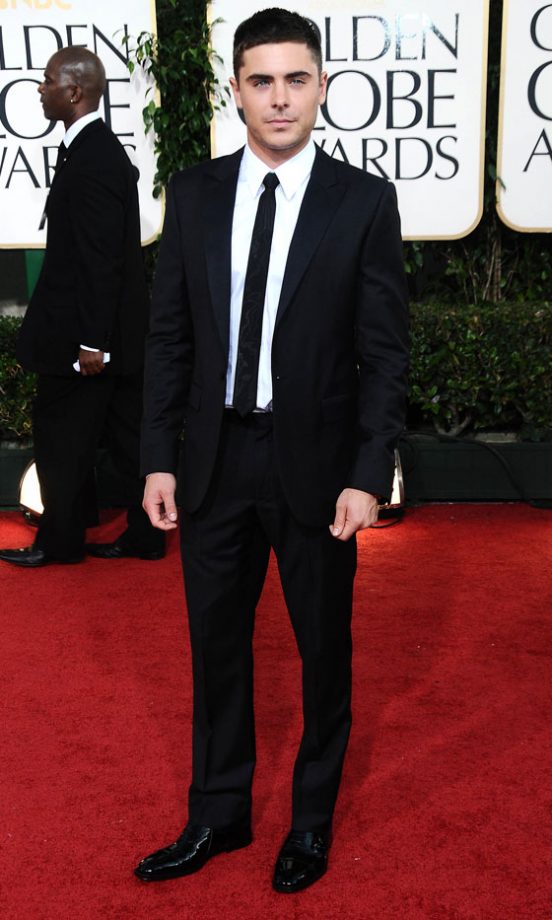 Zac Efron At The Golden Globe Awards, 2011