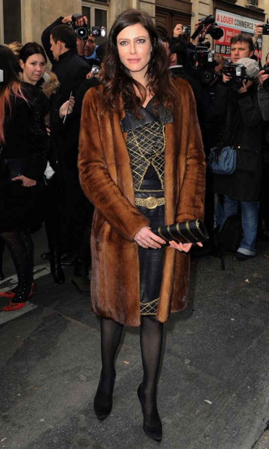 Anna Mouglalis At The Chanel Haute Couture SS11 Show In Paris, 2011