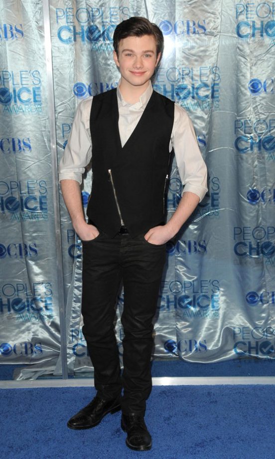 Chris Colfer At The People's Choice Awards 2011