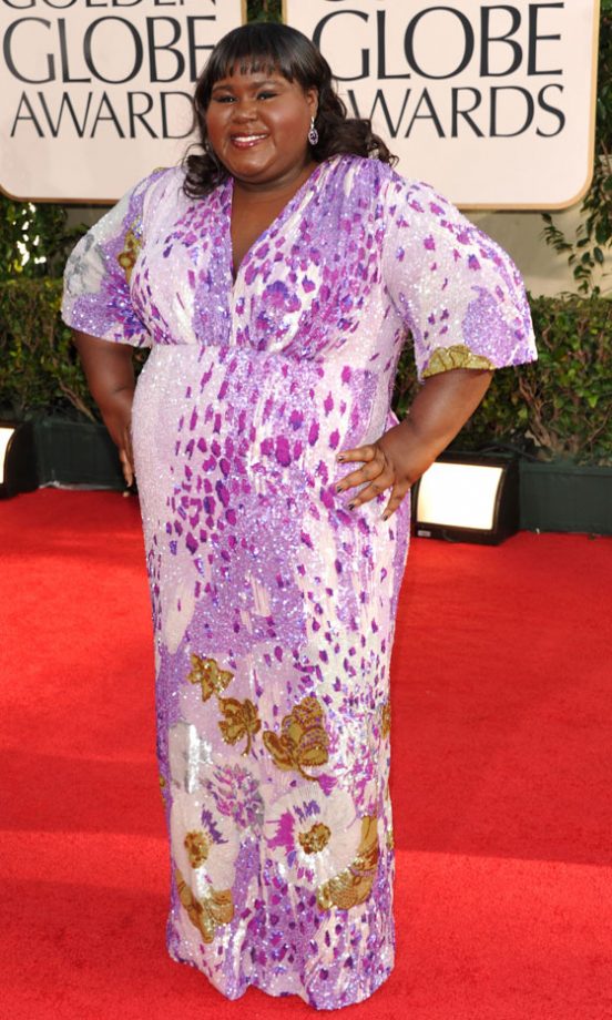 Gabourey Sidibe At The Golden Globe Awards, 2011