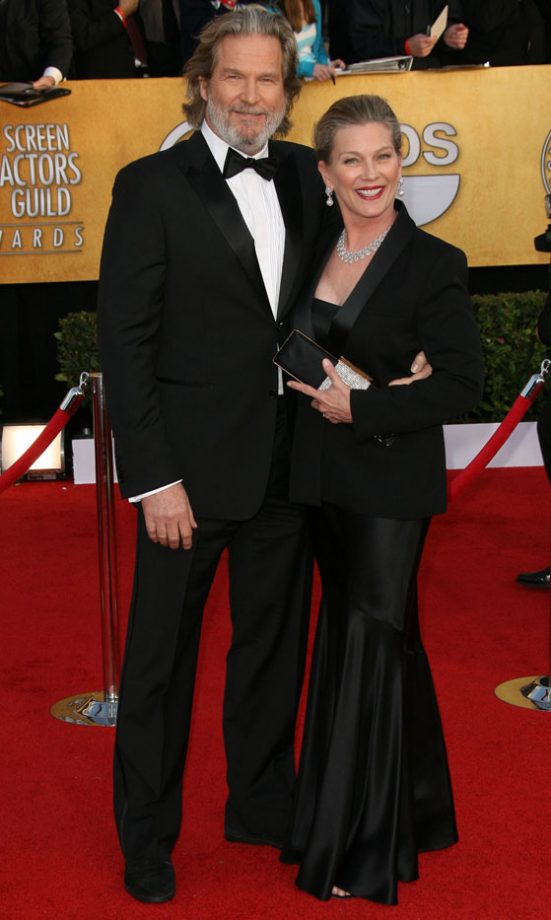 Jeff Bridges And Susan Bridges At The Screen Actors Guild Awards, 2011