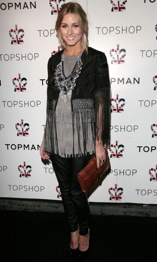 Olivia Palermo At The Store Opening Of Topshop In New York, 2009