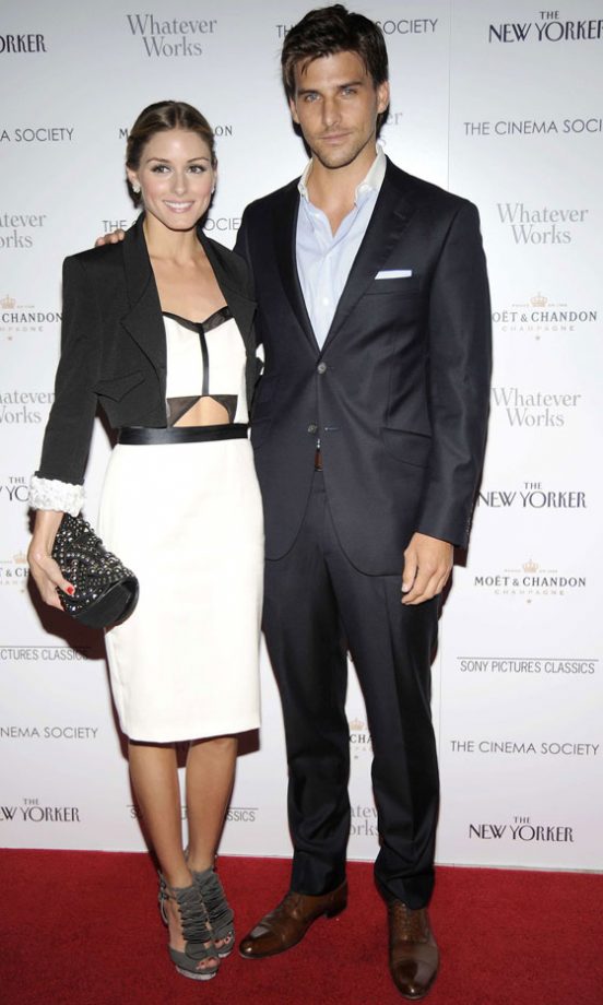 Olivia Palermo In A Cutaway Dress With Johannes Huebl, 2009