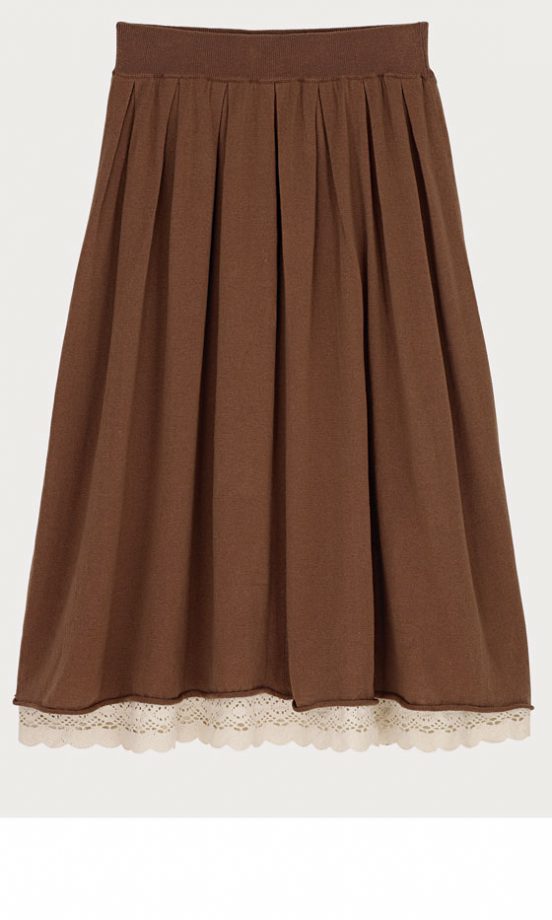 Asos Brown Frill Skirt, £32