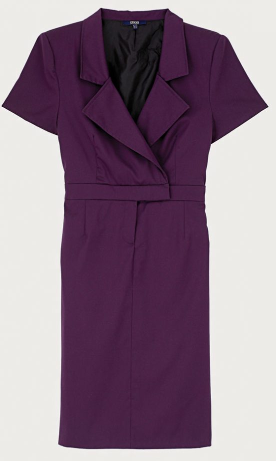 Asos Purple Fitted Dress, £46 - Coming Soon
