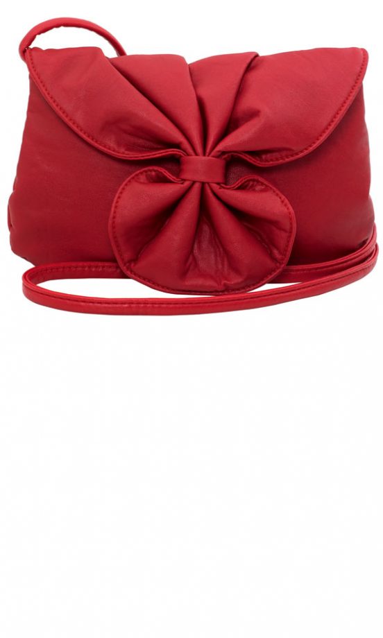 Dorothy Perkins Red Bow Bag, £10 - In Stores Only