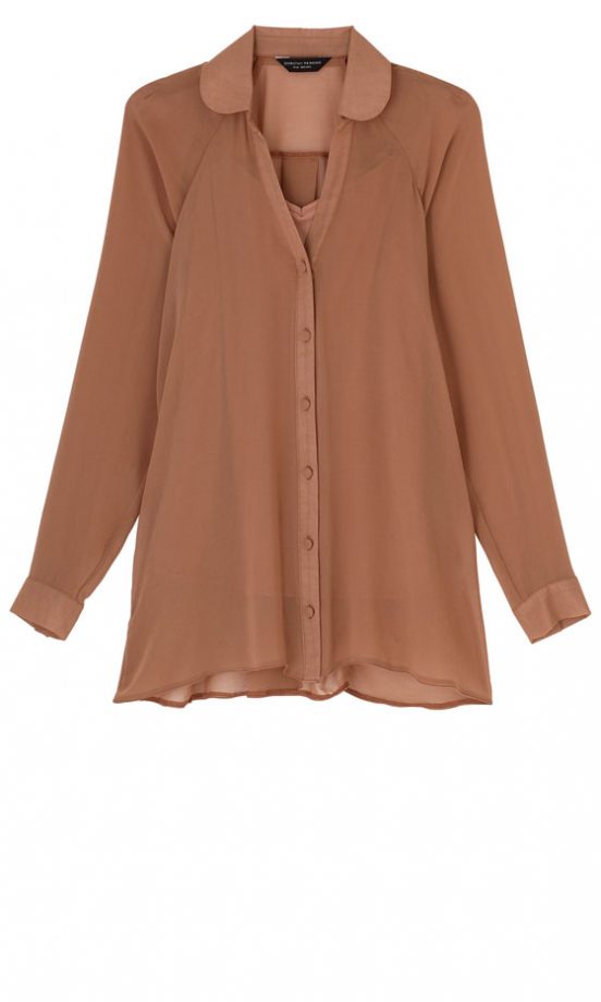 Dorothy Perkins Terracotta Oversized Blouse, £30