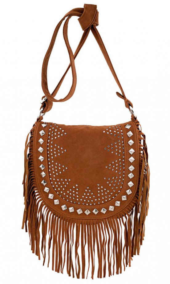 Peacocks Stud And Tassel Bag, £12