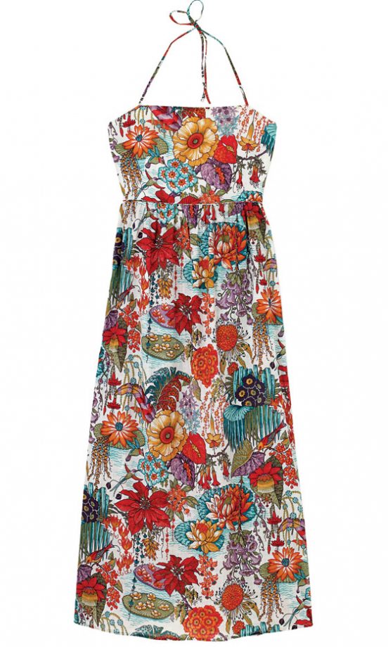 French Connection Floral Garden Halter Dress, £97
