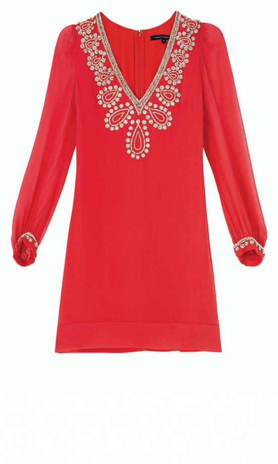 French Connection Bex Beads Tunic Dress, £135