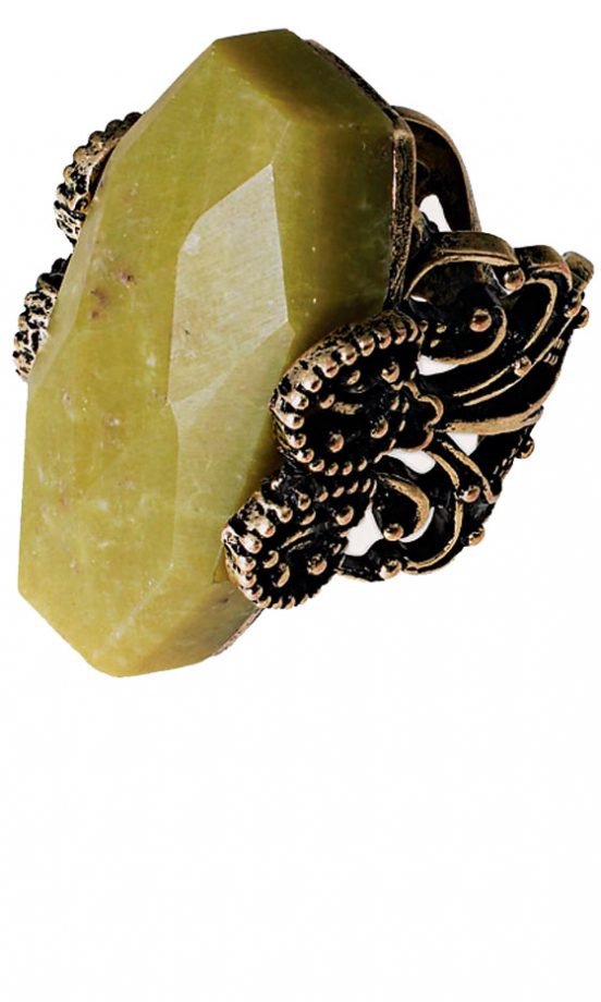 Asos Green Jewel Ring, £10 - Coming Soon