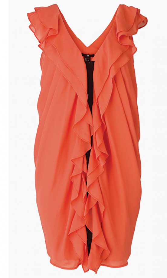 H&M Orange Dress, £14.99 - In Stores Only