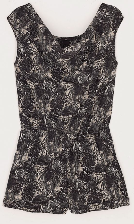 H&M Printed Playsuit, £24.99 - In Stores Only