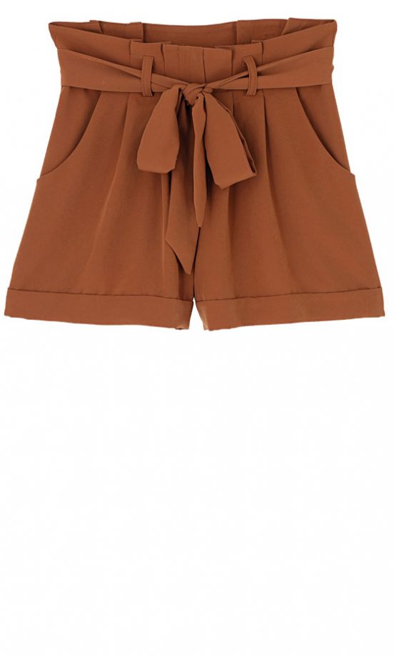 Miss Selfridge Tan Shorts, £32