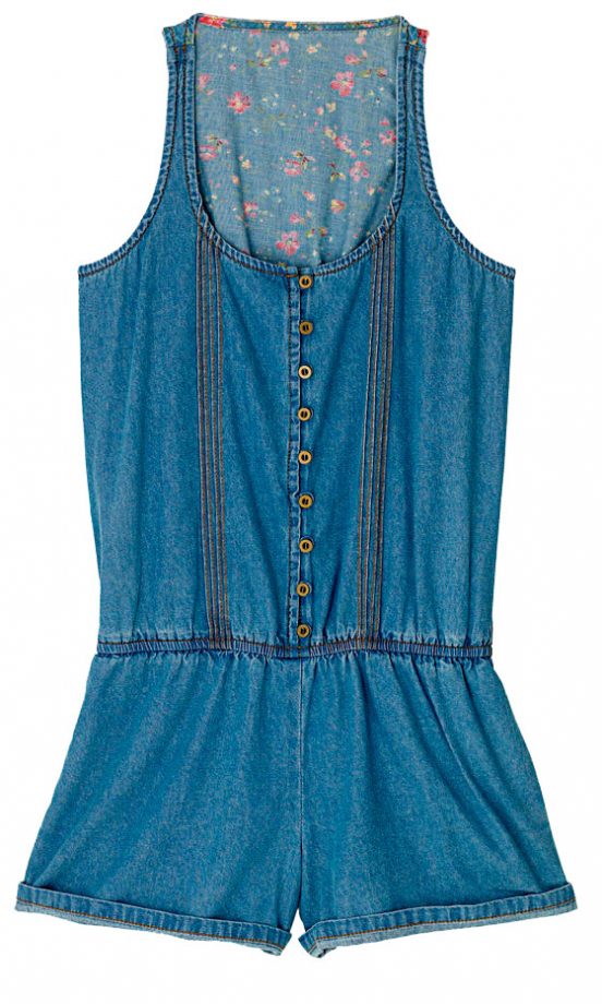 Peacocks Denim Playsuit, £20 - In Stores Only