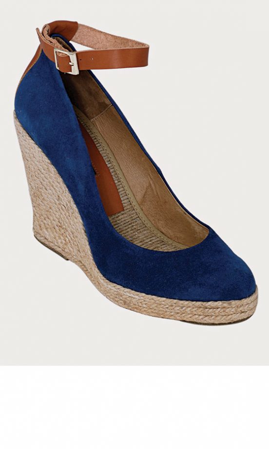 Pied A Terre Blue Wedge, £120 - In Store Only