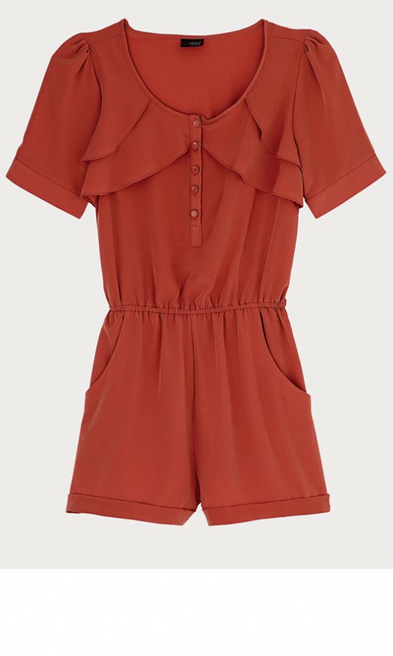 Sparkle & Fade Double Ruffle Playsuit, £35