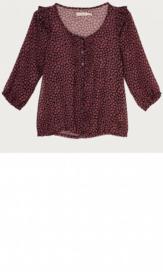 Pins & Needles Pleat Shoulder Chiffon Blouse, £40