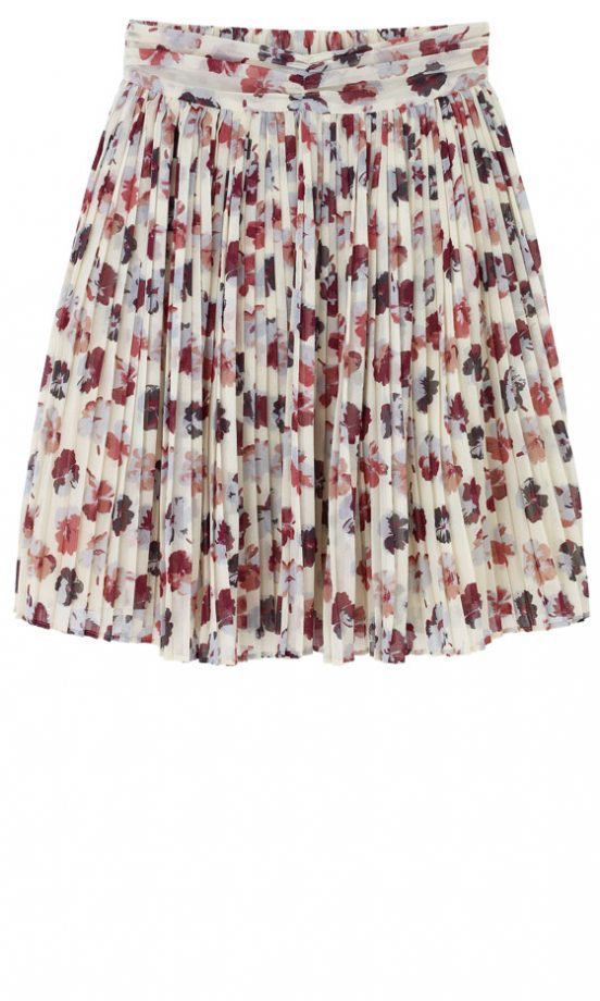 Kimchi & Blue Pleated Chiffon Skirt, £55
