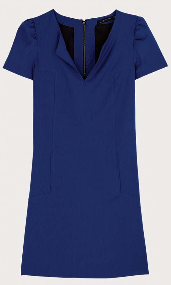 Zara Blue Dress, £49.99 - In Stores Only