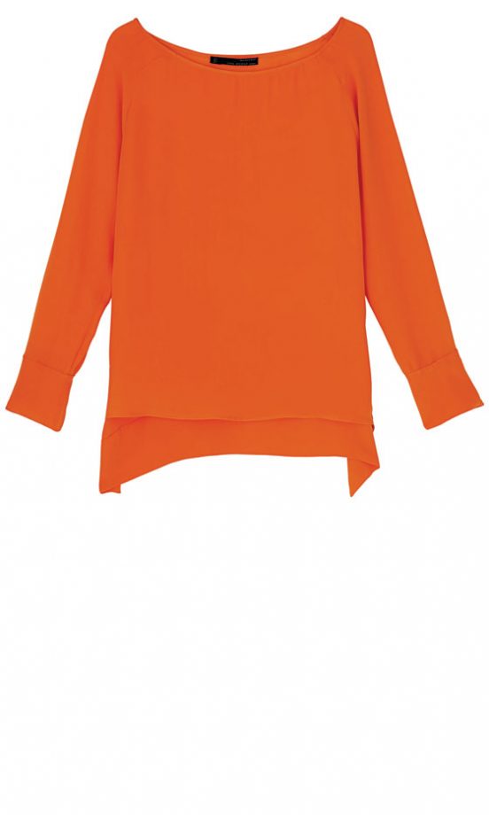 Zara Orange Top, £59.99 - In Stores Only
