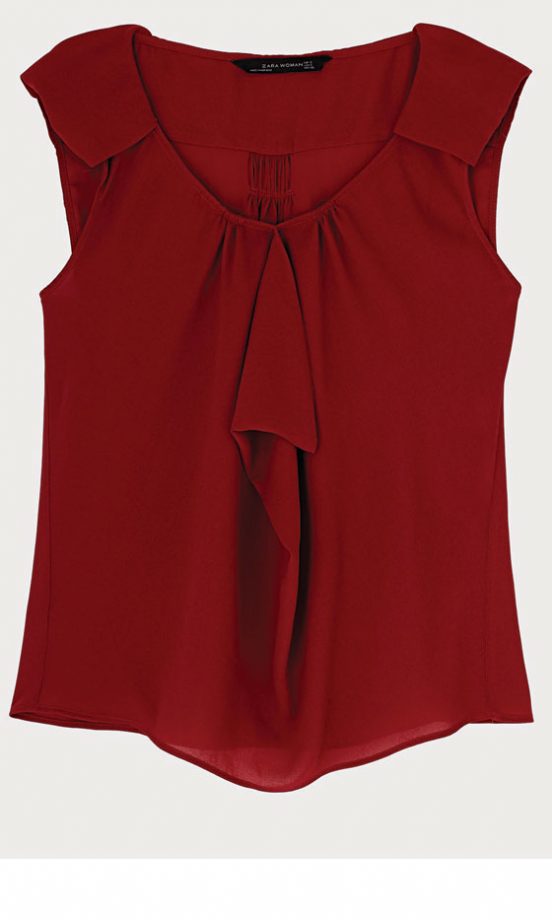 Zara Red Top, £29.99 - In Stores Only