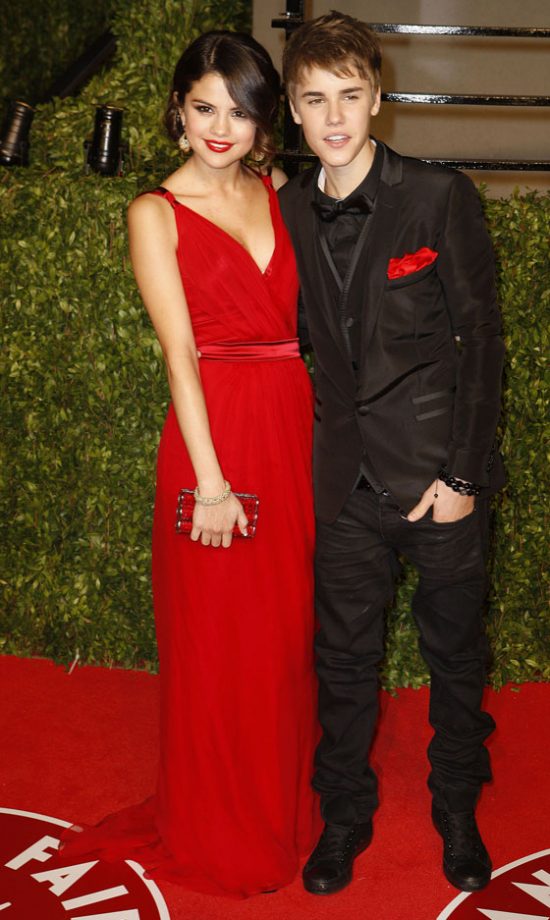 Selena Gomez And Justin Bieber At The Vanity Fair Oscar After-Party 2011