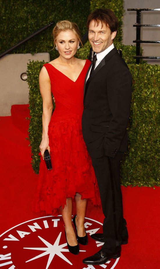 Anna Paquin And Stephen Moyer At The Vanity Fair Oscar After-Party 2011