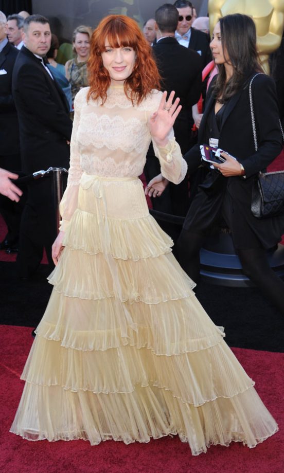 Florence Welch Wearing Valentino At The Oscars 2011