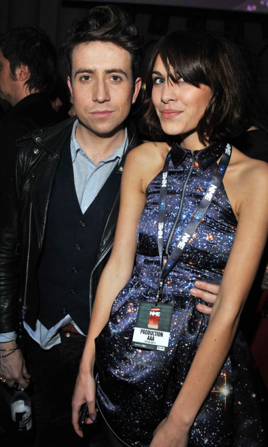 Nick Grimshaw And Alexa Chung At The NME Awards 2011