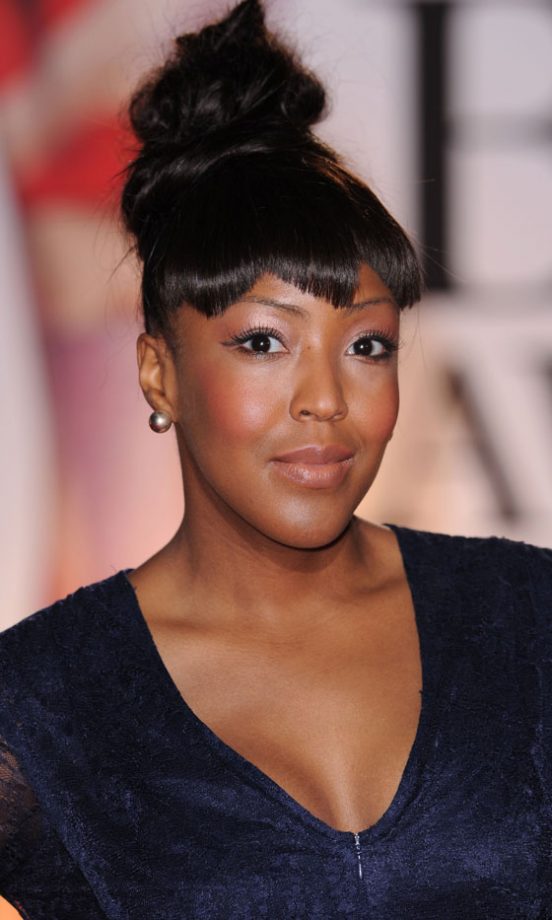 Angelica Bell Wearing A Reiss Dress At The Brit Awards 2011