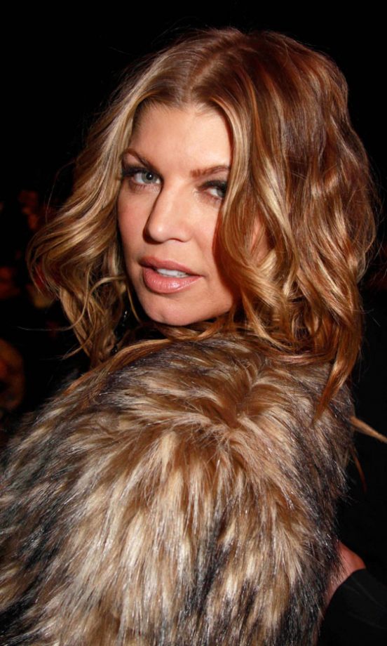 Fergie At The Anna Sui Autumn/Winter 2011 Fashion Show