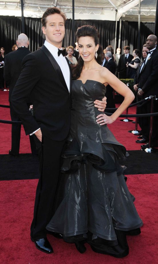 Armie Hammer And Elizabeth Chambers At The Oscars 2011
