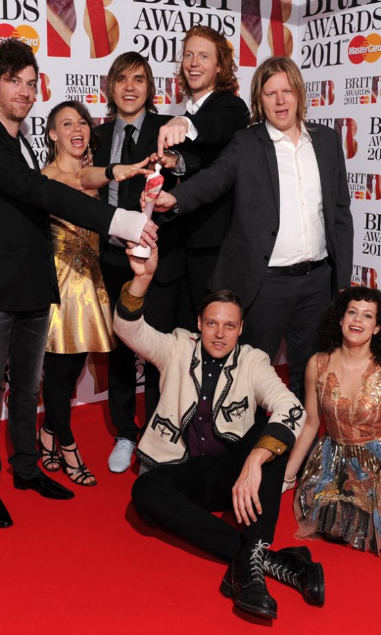Arcade Fire At The Brit Awards 2011